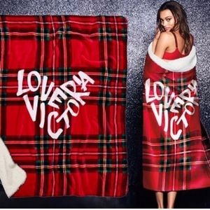 Victoria’s Secret Plaid Blanket